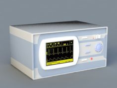 Surgical Heart Monitor 3D Model