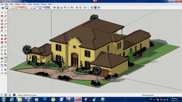 Villa sketchup – 2 3D Model