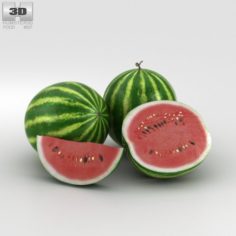 Watermelon 3D Model