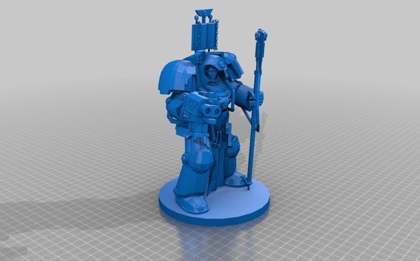 Librarian Terminator Warhammer 40000 3D Model
