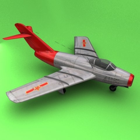 Mig-15 China 3D Model