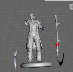 FORREST ELF MINI FIGURE FOR RPG ROL 3D Model