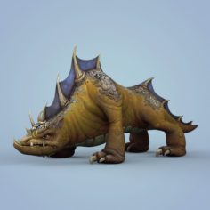 Fantasy Wild Monster Animal 3D Model