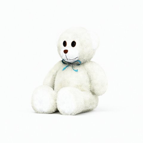 White bear toy 3D Model