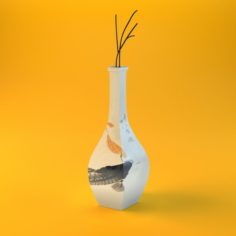 Japanese Vase Free 3D Model