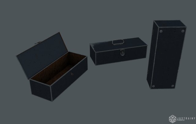 Metal box 3D Model