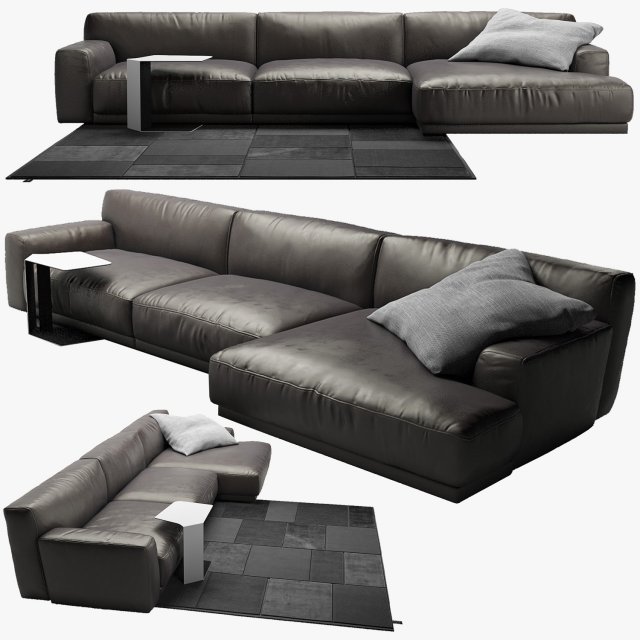 Poliform Paris Seoul sofa2 3D Model