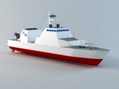 Missile Patrol Boat 3D Model