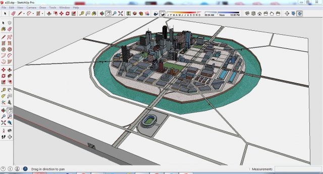 City 3d sketchup – 10 3D Model