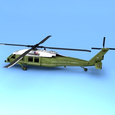 VH-60 Marine One 3D Model