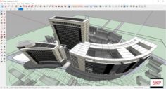 Sketchup Hospital F5 3D Model