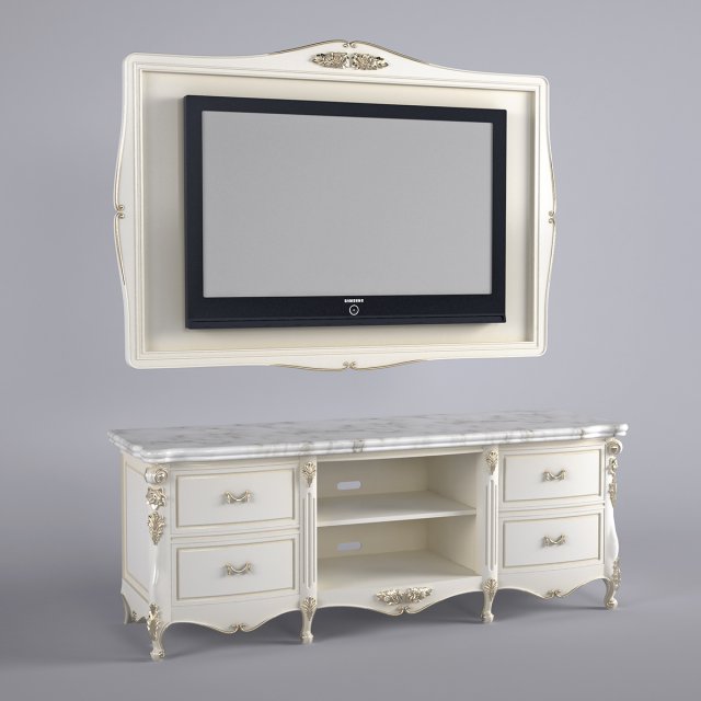 Cabinet for TV 3D Model