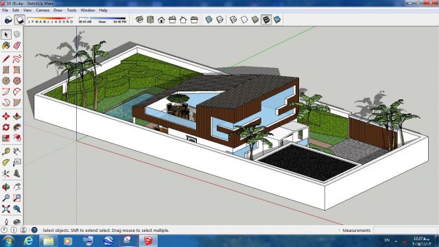 Villa sketchup – 8 3D Model