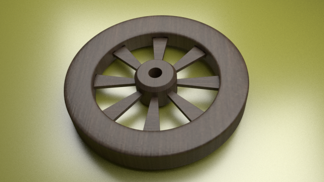 Wagon wheel 3D Model