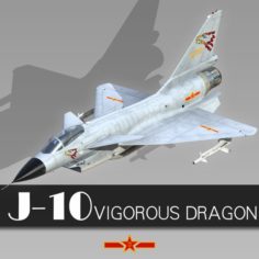 Chengdu J-10 3D Model
