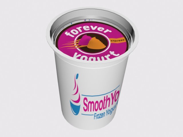 Yogurt Free 3D Model