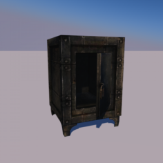 Safe and lock 3D Model