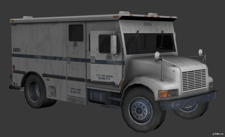 Armered Truck 3D Model