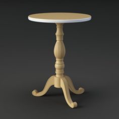 Side Table Montigny Gueridon M817 3D Model