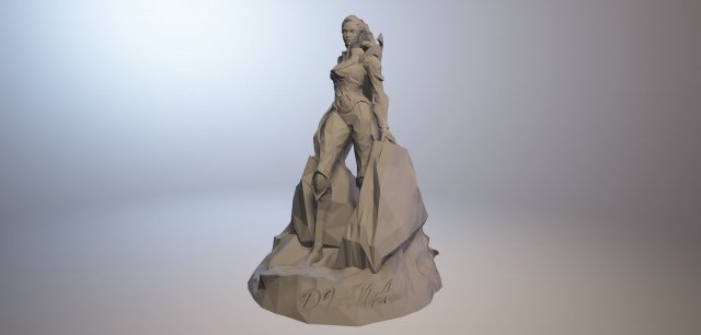 Statuette – diana 3d print model 3D Model