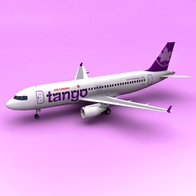 A320 Air Canada Tango 3D Model