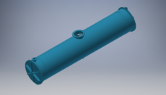 Juice heater type shell and tube 3D Model