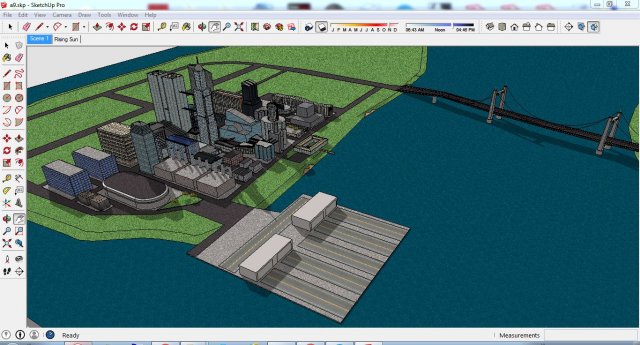 City 3d sketchup – 9 3D Model