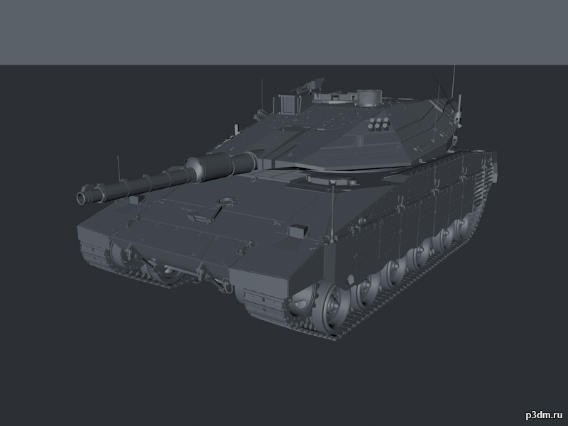Merkava Mark IV HD 3D Model