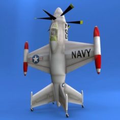XVF-1 Salmon 3D Model