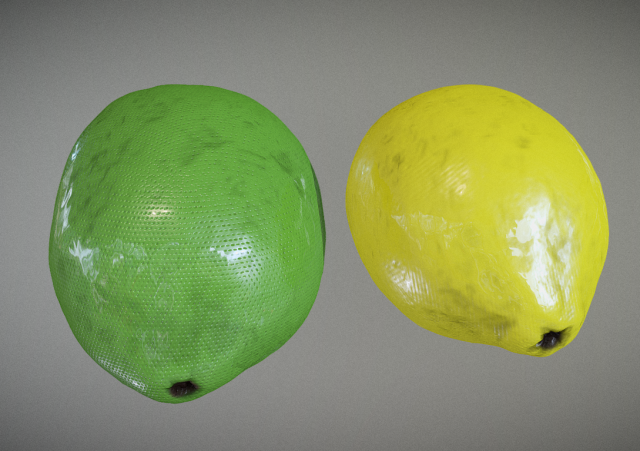 Lemon and Lime 3D Model