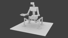 Robot first prototype Free 3D Model