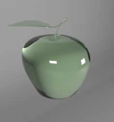 GlassTable with GlassApple 3D Model
