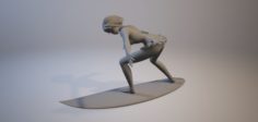 Statuette – Surf gir 3d print model 3D Model