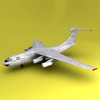 Il-76 Iran 3D Model