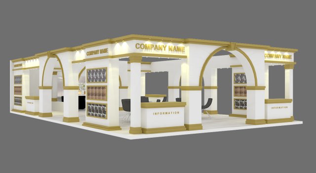 EXHIBITION STAND 24 3D Model