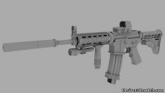 M4A1 Free 3D Model