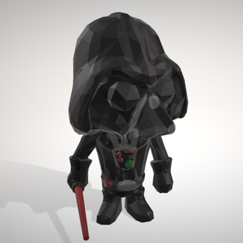 DARTH VADER – LOWPOPLY COLLECTION FIGURINE – BY OBJOY 3D Model