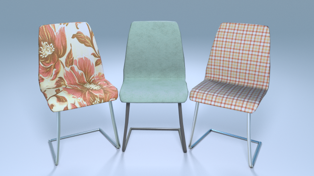 Chair7 for cafe 3D Model