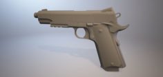 Weapon – pistol 3D Model