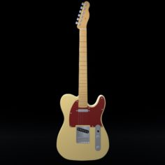 Telecaster Electric Guitar 3D Model