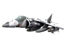 British Aerospace Harrier II winter scheme 3D Model