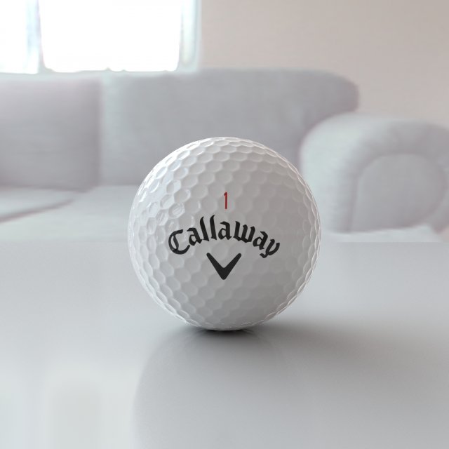 High quality Callaway golf ball modeling 3D Model