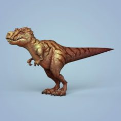 Fantasy Cartoon Dinosaur Trex 3D Model