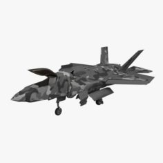 Game Model F35B War Fly 3D Model