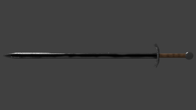 LongSword Free 3D Model