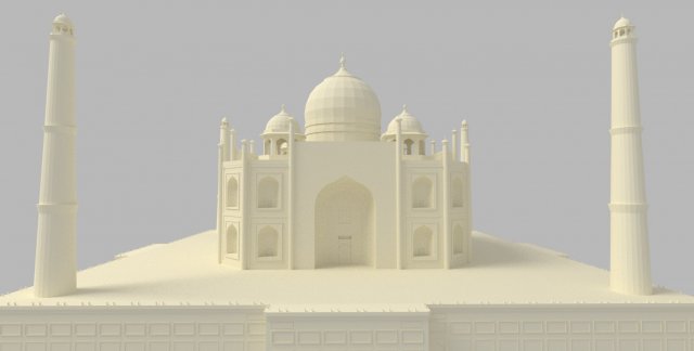 Taj Mahal 3D Model