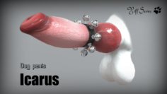 Dog penis ICARUS 3D Model
