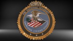 FBI National Academy Seal 3D Model