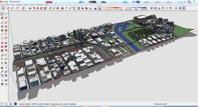 City 3d sketchup – 2 3D Model