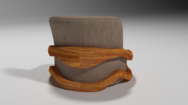 Sofa one place 3D Model